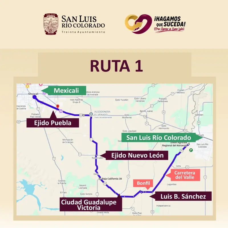 Rutas alternas elevan tiempos de traslado entre San Luis y Mexicali hasta casi dos horas