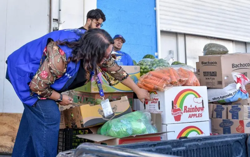 Entrega Coespo apoyos alimentarios a albergues de migrantes