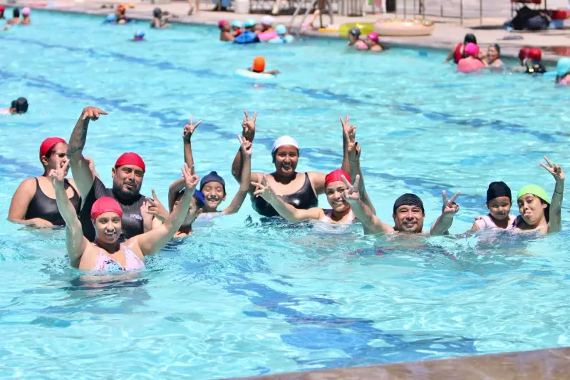 Se meten 40 mil al agua: Centro Acuático Ángel Camacho cumple un año lleno en León
