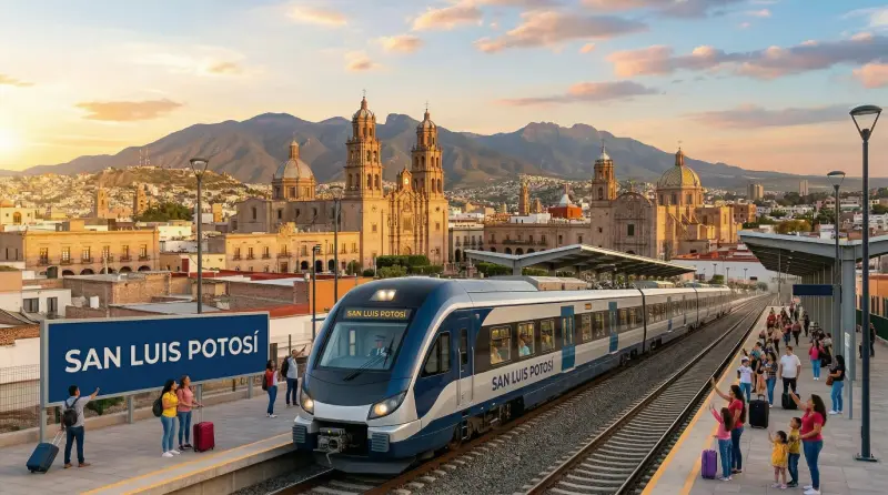 Avanza proyecto de tren Querétaro-SLP con coordinación federal