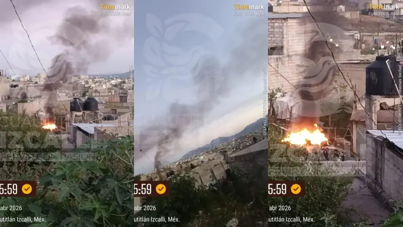 Atienden 2 incendios en zonas habitacionales de Cuautitlán Izcalli