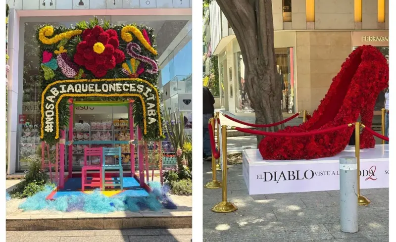Polanco viste a la moda y de flores
