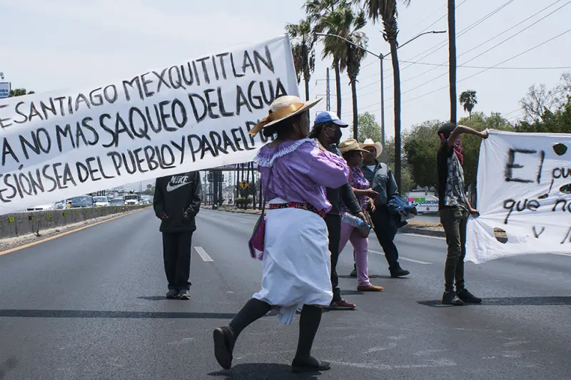 La estrategia del despojo de agua en Santiago Mexquititlán