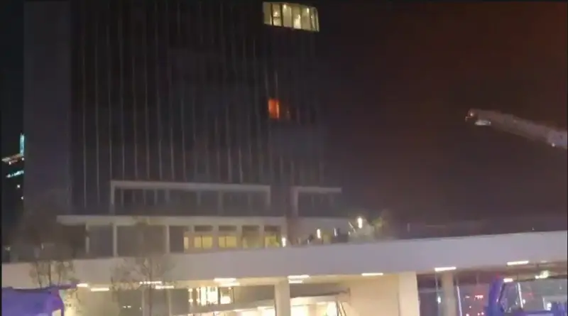 Incendio en departamento de San Pedro moviliza cuerpos de auxilio