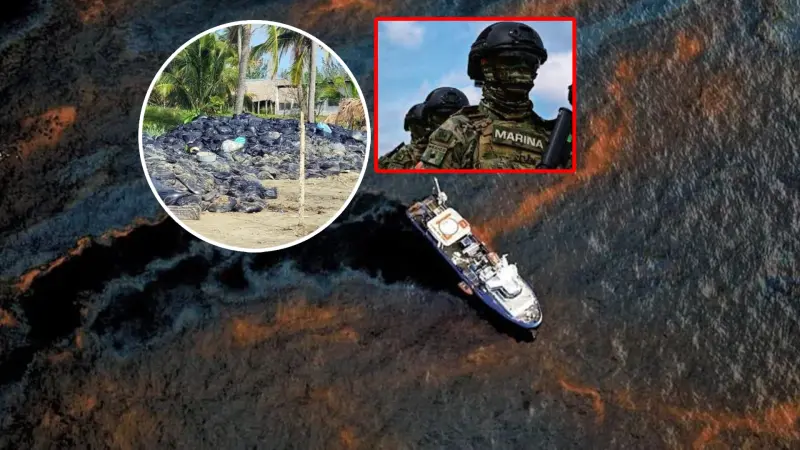 Detectan al menos 10 derrames de hidrocarburos en el Golfo de México: qué se sabe de los buques y zonas afectadas