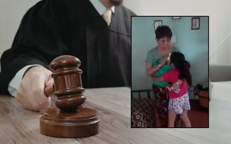 Juez le dio la custodia a la madre, pero la niña lloró desconsolada y suplicó no ir con ella: “Abuela, no quiero morir”