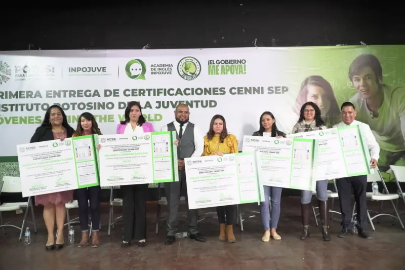 Impulsa Estado certificación internacional para jóvenes potosinos