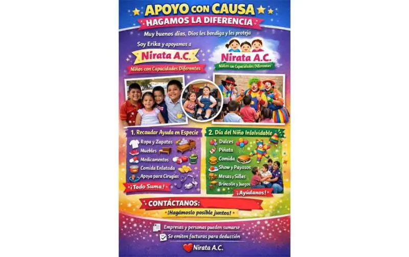 Ayudarán a más de 70 menores con discapacidad en situación vulnerable