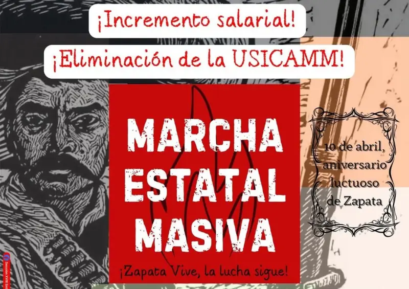 Advierte Poder de Base nueva protesta en Morelia el 20 de abril
