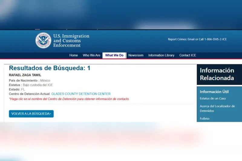 ICE detiene a empresario, acusado en México de presuntamente defraudar al Infonavit por $5 mil millones