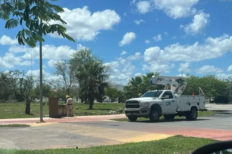 Sin agua ni luz en sector del norte de Mérida por prolongado corte de energía