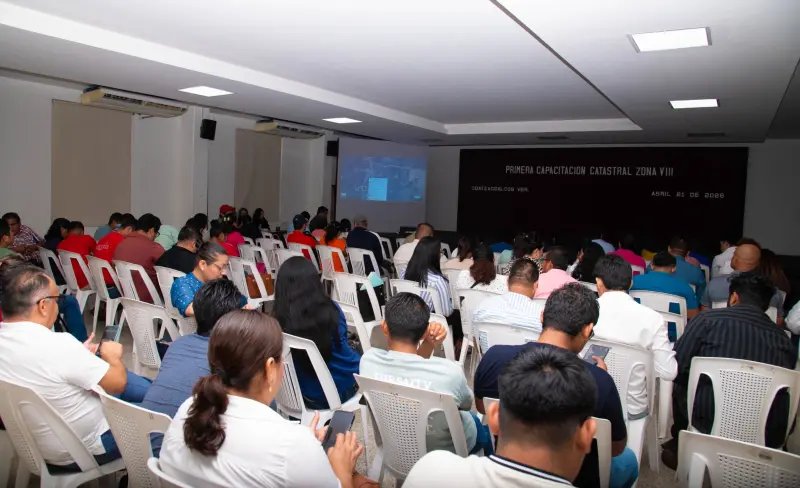 Realizan Primera Capacitación Catastral en Coatzacoalcos