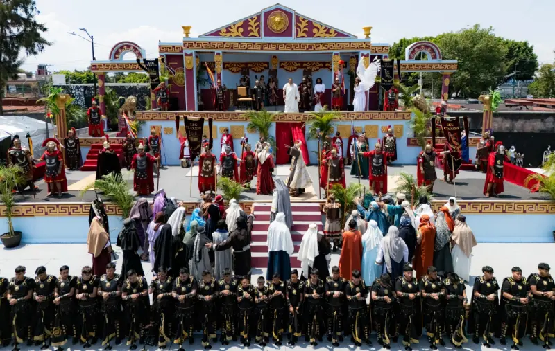Vía crucis muy especial en Iztapalapa