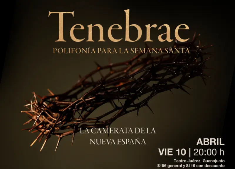 Concierto Tenebrae ilumina tradición sacra en Guanajuato