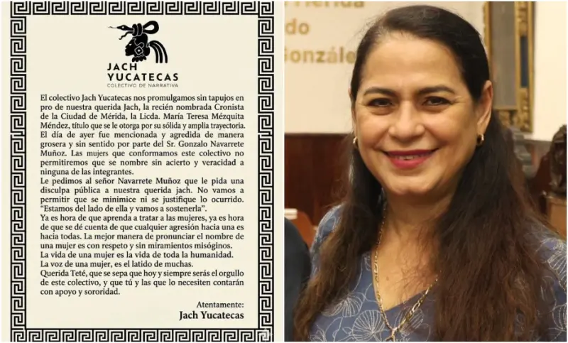 Colectivo y activistas respaldan a la cronista Teresa  Mézquita