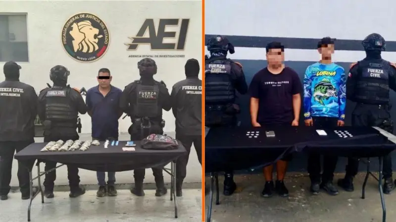 Capturan a dos menores y objetivo prioritario en García, Nuevo León