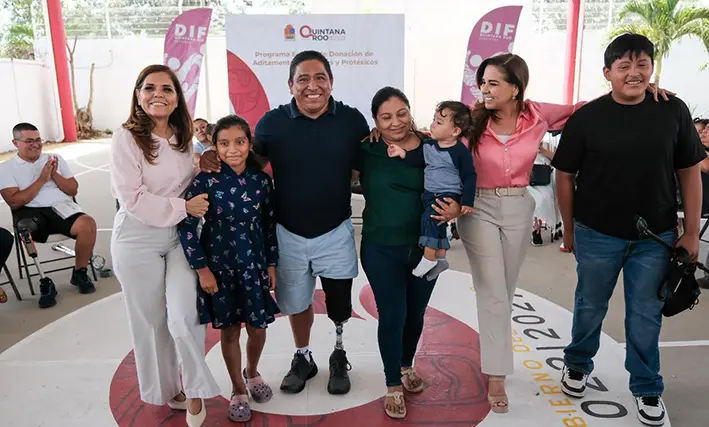 Prótesis que cambian vidas en Quintana Roo