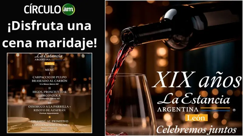 Celebra con sabor: Círculo AM te invita al XIX aniversario de La Estancia Argentina