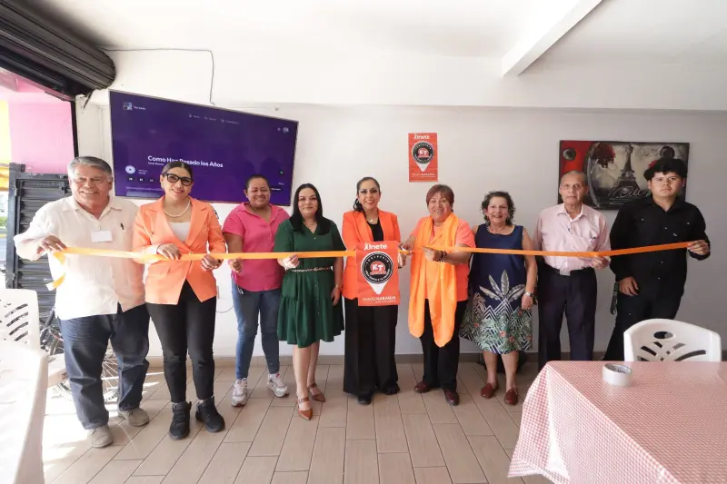 Campaña de puntos naranja