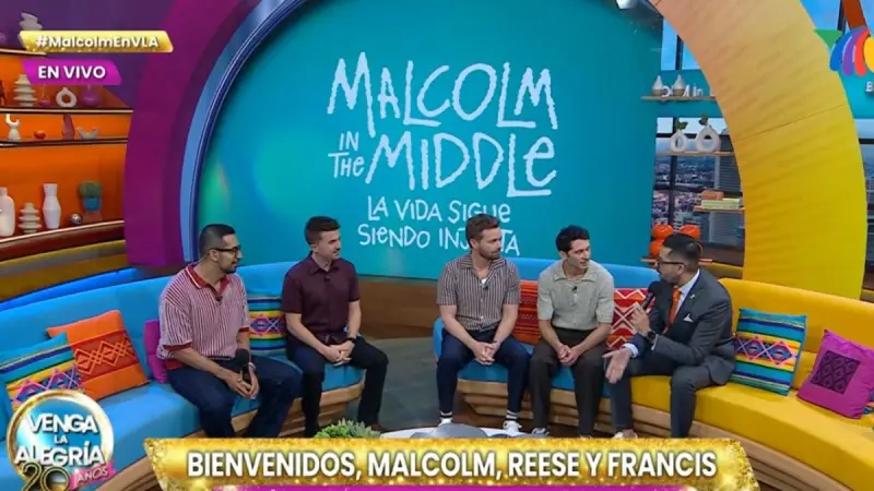 ¿Superaron el trauma de Katy Perry? El elenco de Malcolm sorprende en Venga la Alegría con una visita impecable