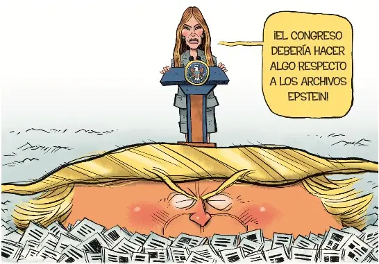 Melania y los archivos Epstein