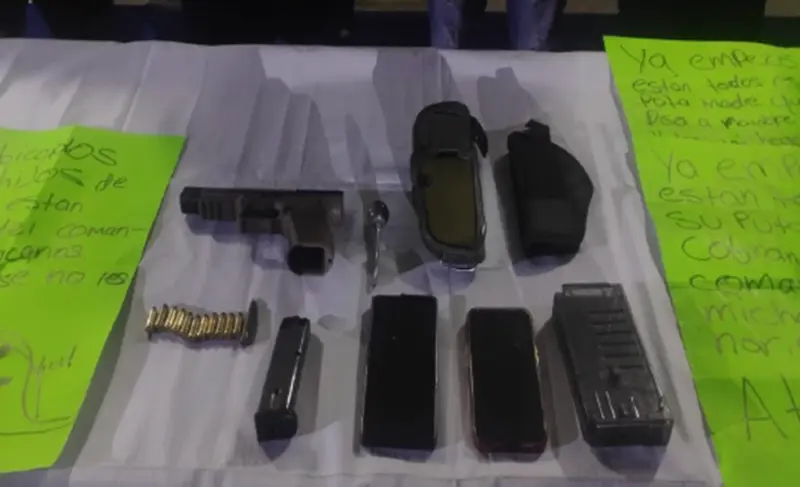 Detiene Marina a 2 en Juchitán con droga y armas