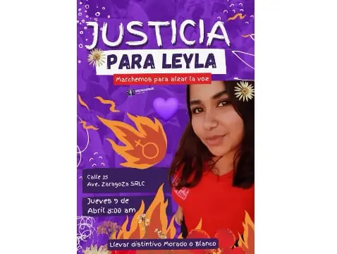 Convocan a marcha en San Luis Río Colorado para exigir justicia por Leyla Monserrat