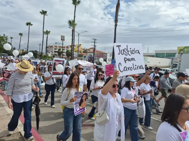 Exigen justicia por Carolina Flores, su madre niega conflicto con su yerno