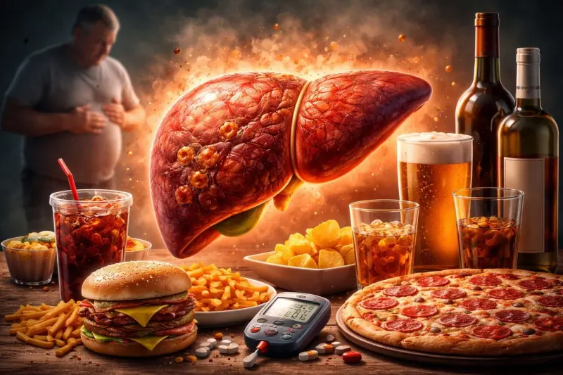 El mayor estudio sobre el hígado alerta del daño silencioso de la mala dieta y el alcohol