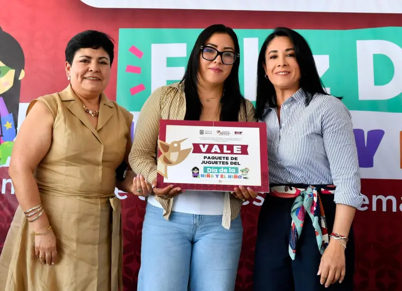 Entrega DIFEM más de 63 mil juguetes a niños mexiquenses