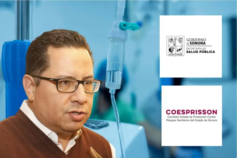 Sueros vitaminados se analizan para identificar la sustancia que provocó 6 muertes y afectó a otras 4 personas en Hermosillo, mientras Coesprisson supervisa establecimientos de salud en todo Sonora