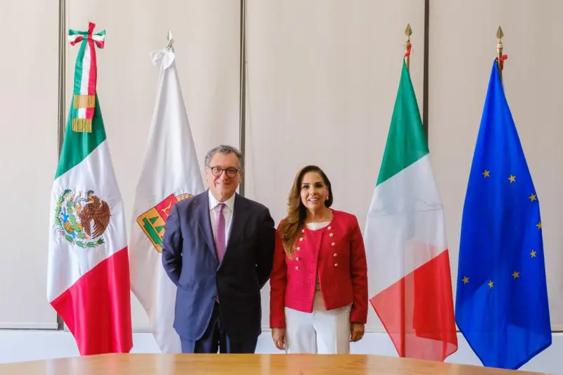 Estrecha Mara Lezama alianza con Italia para atraer más turismo al Caribe Mexicano