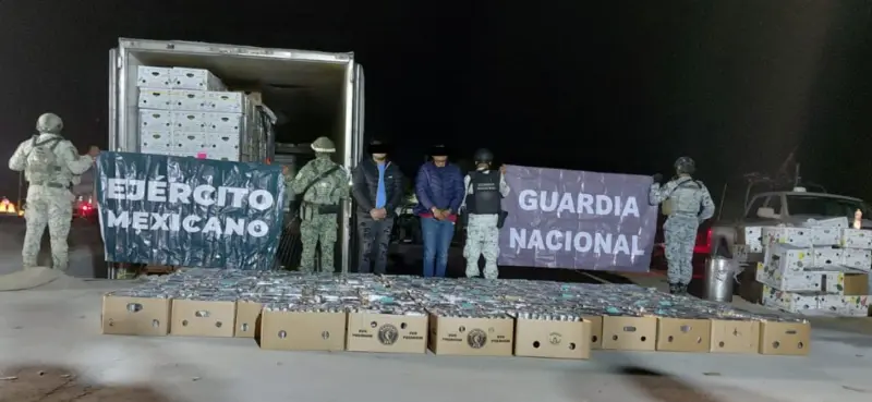 Aseguran alrededor de dos toneladas de cocaína en Sonora
