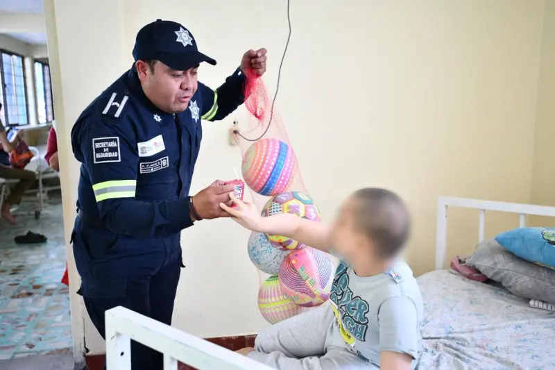 Lleva SSEM celebración a niños de casa hogar en Chicoloapan