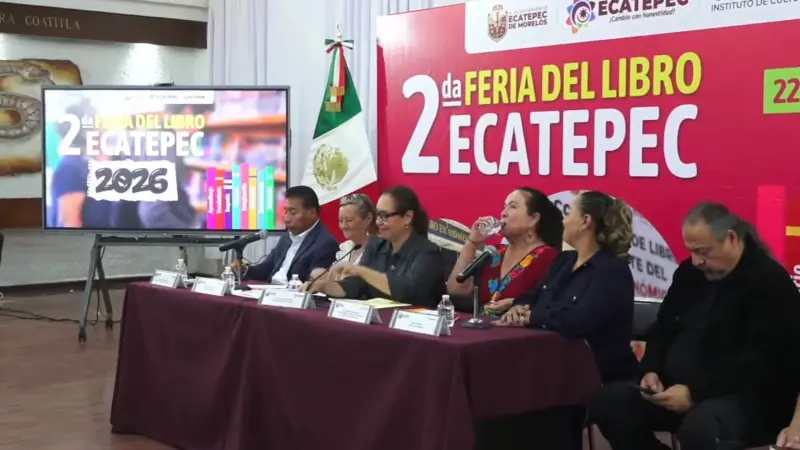 Lanza Ecatepec segunda Feria del Libro 2026 con más de 200 editoriales