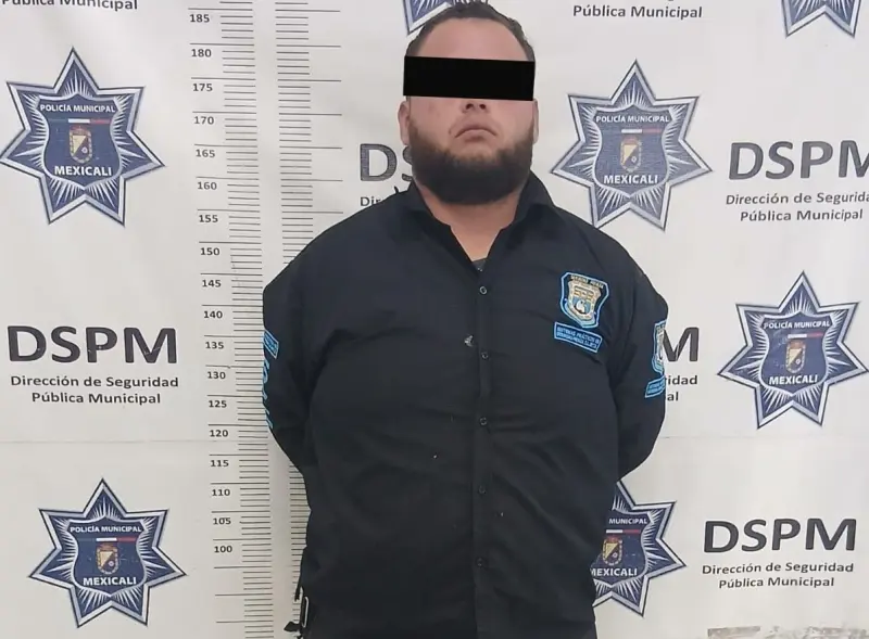 Detienen a hombre por amenazar con pistola a trabajador de CFE en Mexicali