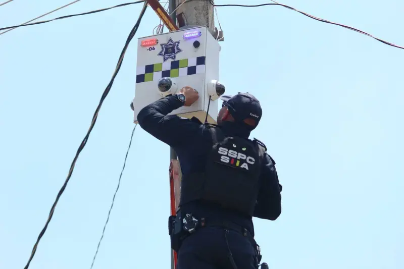 Instalan cámaras de videovigilancia en comunidades rurales de Morelia