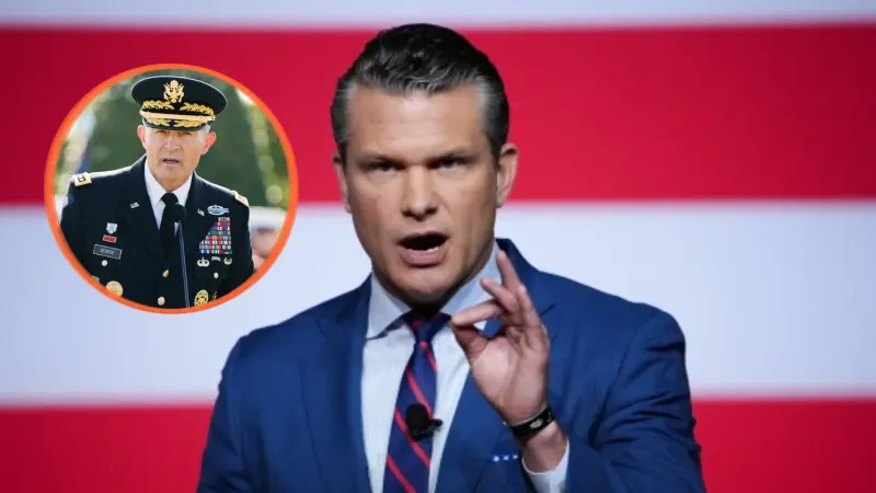 El jefe del Pentágono Pete Hegseth pide la renuncia del jefe del Ejército Randy George para alinear el mando con la visión de Trump