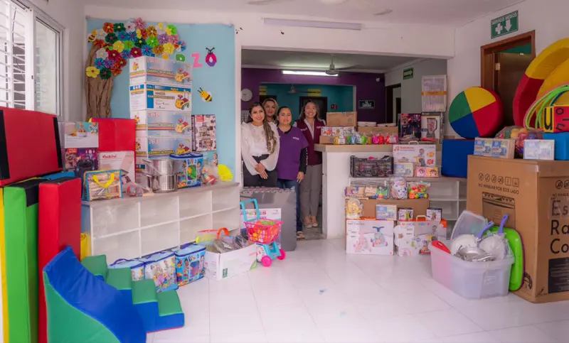 Da DIF Yucatán nuevo equipo a centros de atención infantil