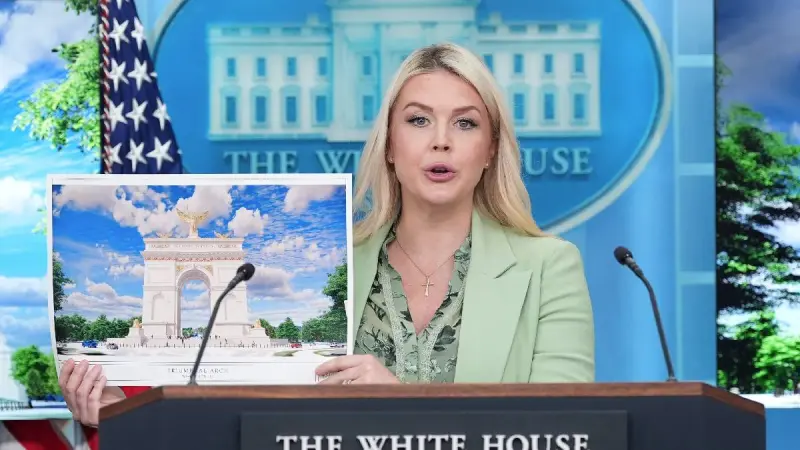 Agencia federal aprueba diseño de Trump para un Arco del Triunfo en Washington