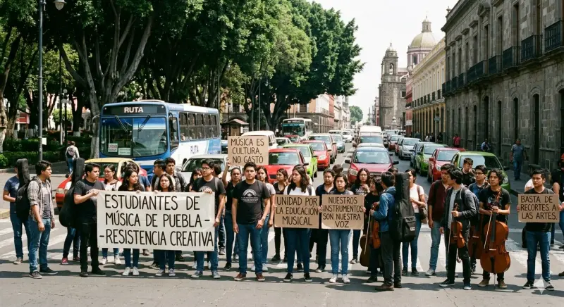Exigen estudiantes del Conservatorio de Música más apoyos e infraestructura