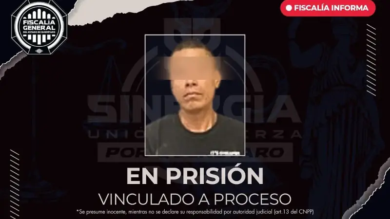 Vinculan a proceso a presunto secuestrador detenido en Morelos por caso en Querétaro