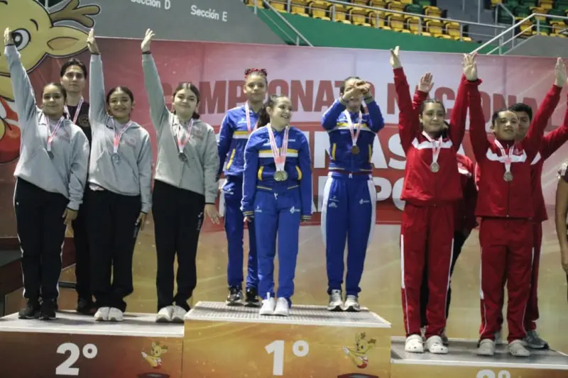 Puebla brilla en Gimnasia de Trampolín: cosecha 4 medallas en Mérida