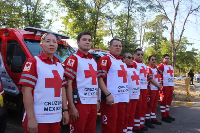 Despliega Cruz Roja Culiacán operativo de SS con 188 voluntarios