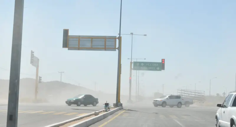 Sonora registrará vientos fuertes con posibles tolvaneras y temperaturas de hasta 34°C ante el fin de semana de Semana Santa