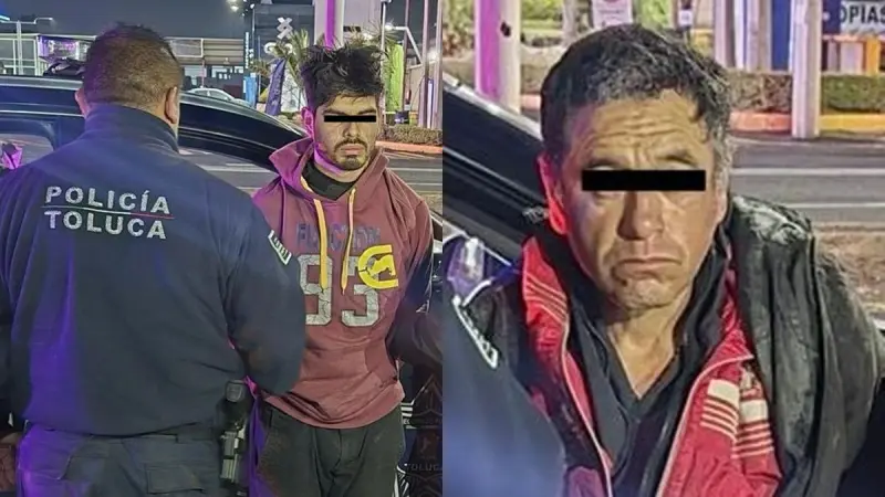 Detienen a 3 por robar 6 celulares en tienda de Elektra en Toluca