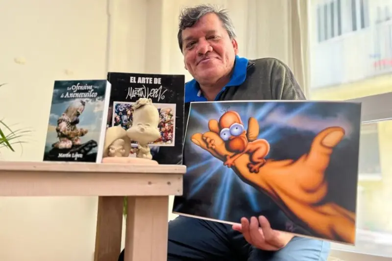 Mucho antes que Disney, este artista en México unió a Marvel con Los Simpson y se volvió el icono de una generación