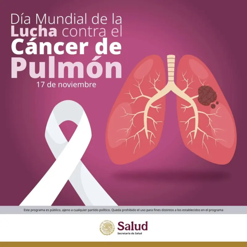 Se suma SESA Querétaro a la conmemoración del Día Nacional Contra el Cáncer de Pulmón
