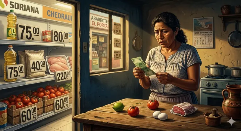 “Con 100 pesos ya no alcanza”: canasta básica ahoga la economía en Puebla