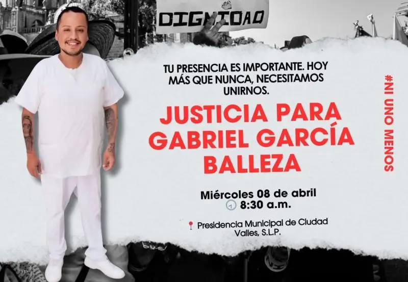 Marcharán en Ciudad Valles para exigir justicia por enfermero asesinado